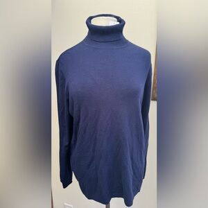 Navy Blue Turtleneck Sweater NWT by Chico’s size 3 or XL